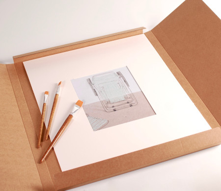 carpeta XL de cartón para envíos
