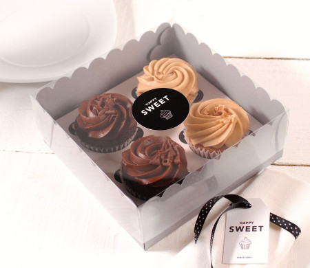 Box for 4 Cupcakes