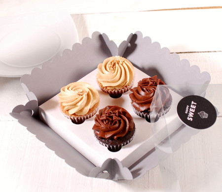 Box für 4 Cupcakes