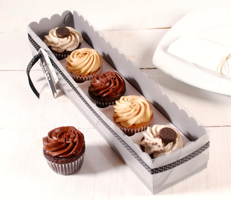 Caja para 5 Cupcakes o Muffins