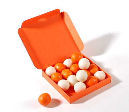 Caja cuadrada plana para detalles y dulces Caja cuadrada plana para detalles y dulces