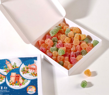 Caja plana colorida para regalos Caja plana colorida para regalos