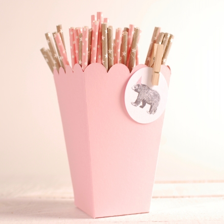 Pencil box decoration with accessories