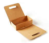 ▷ PAQUETE 100U CAJA COMIDA ECO TAKE AWAY L