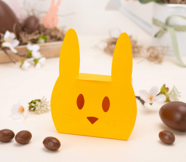 Cajita regalo con forma de animales conejo