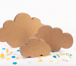 Cardboard clouds