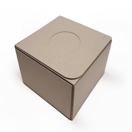 100% recycled self-assembly cardboard box