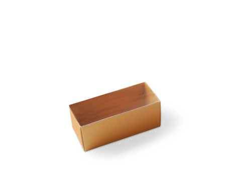 Macaron box with a Clear Plastic Strip