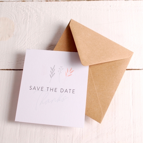 Tarjeta Save the date