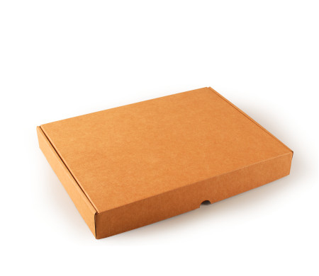 Boîte plate pour colis postal