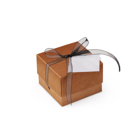 Graziosa Scatola Regalo con Coperchio e Fiocco Decorativo 