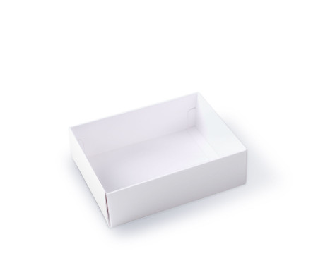 Macaron box with a Clear Plastic Strip