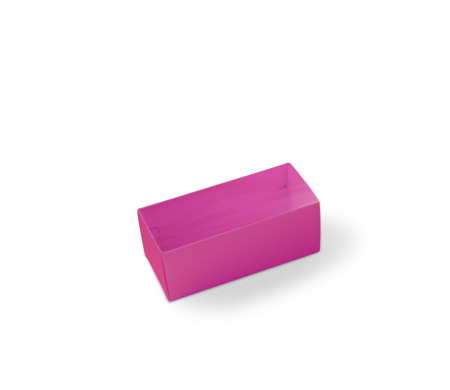 Macaron box with a Clear Plastic Strip