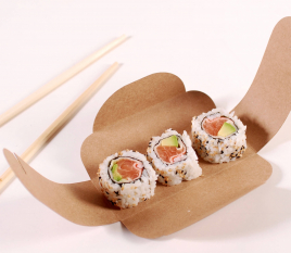 Scatola di cartone elegante per sushi