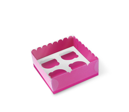 Caja para 4 Cupcakes