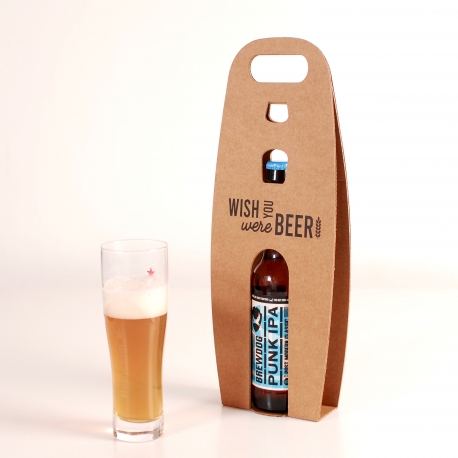 Caja para cerveza individual con impresión