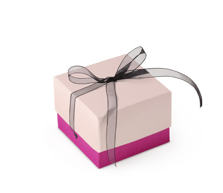 Schöne Geschenkbox mit Deckel und Schleife