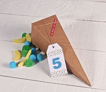Cardboard cones for parties and events