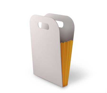 Originale Sacchetto in Cartone con Soffietto a Colori