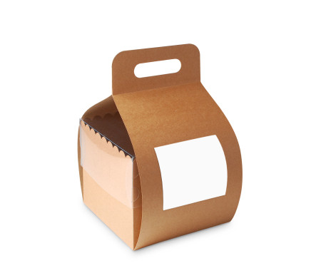 Box for Cakes and Pies, with a Handle and Lid