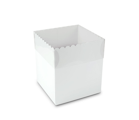 Box für Kuchen und Torten, mit transparentem Deckel