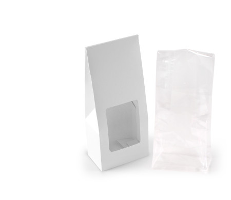 Boîte avec fenêtre pour la nourriture