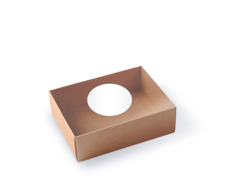 Caja para Macarons con Faja transparente