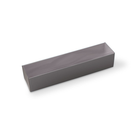 Macaron box with a Clear Plastic Strip
