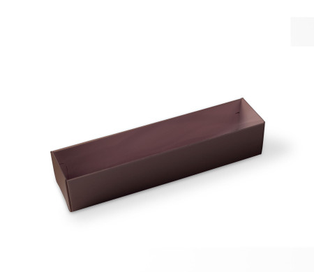 Macaron box with a Clear Plastic Strip