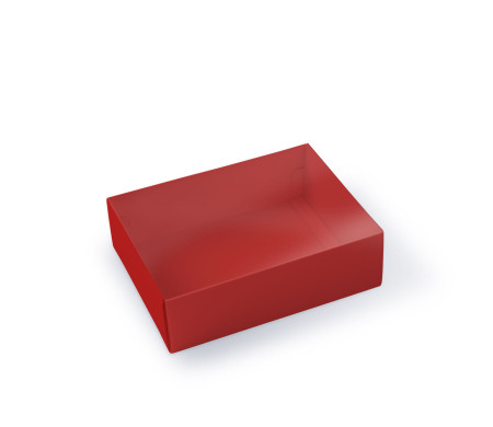 Macaron box with a Clear Plastic Strip