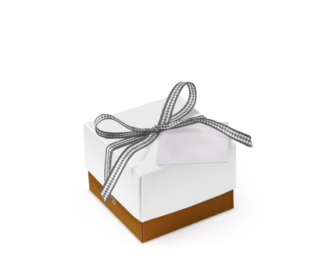 Schöne Geschenkbox mit Deckel und Schleife