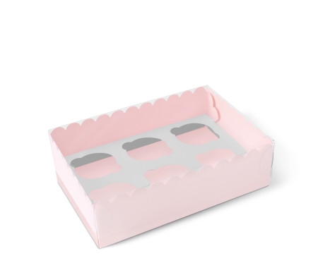 Scatola per 6 Cupcake, Muffin o Biscotti