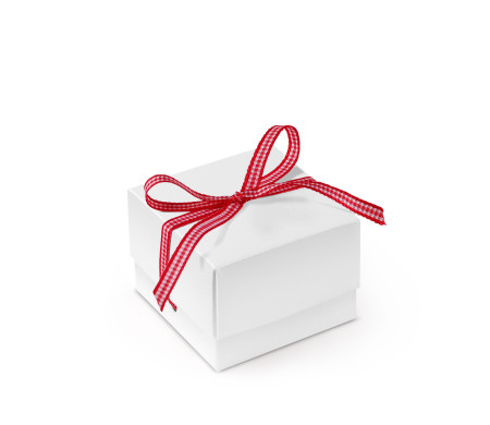 Schöne Geschenkbox mit Deckel und Schleife