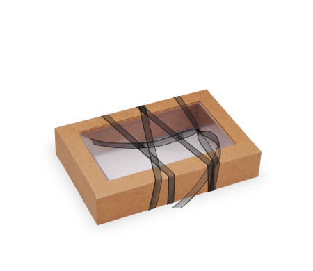 Boîte en Plastique Transparente pour Chocolats et Bonbons