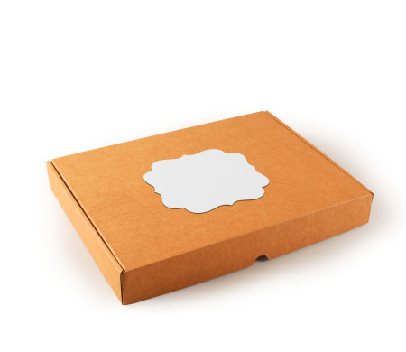 Caja plana para envío postal