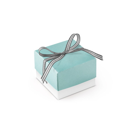 Graziosa Scatola Regalo con Coperchio e Fiocco Decorativo 