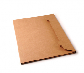 Cardboard shipping folder