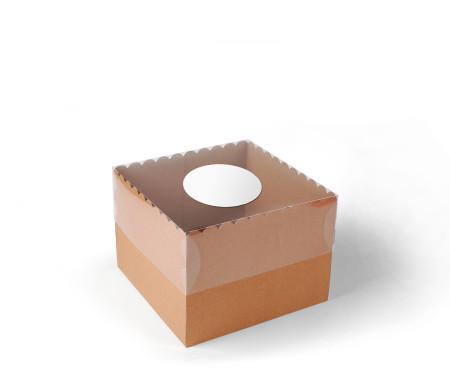 Box für Kuchen und Torten, mit transparentem Deckel