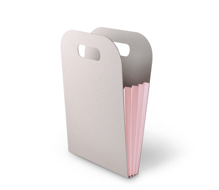 Originale Sacchetto in Cartone con Soffietto a Colori