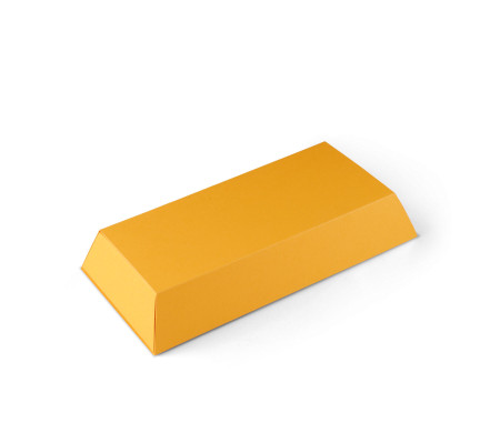 Caja de Cartón para Bombones en Forma de Lingote