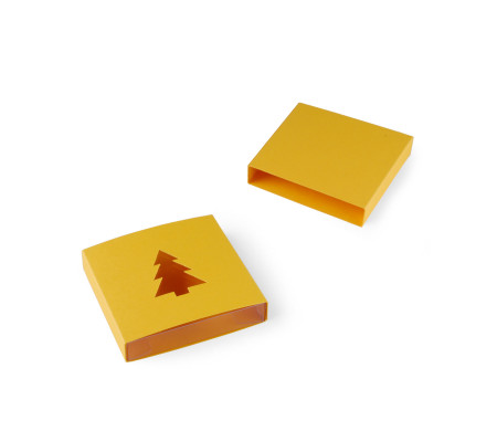 Box for Sweets with an Original Die Cut Figure 