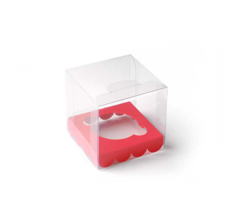Caja Transparente para Un Cupcake