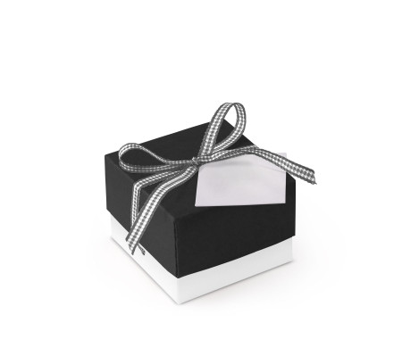 Graziosa Scatola Regalo con Coperchio e Fiocco Decorativo 