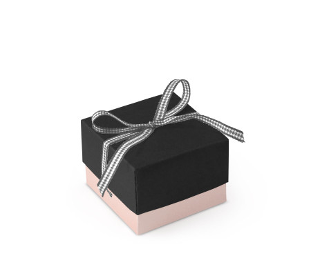 Graziosa Scatola Regalo con Coperchio e Fiocco Decorativo 